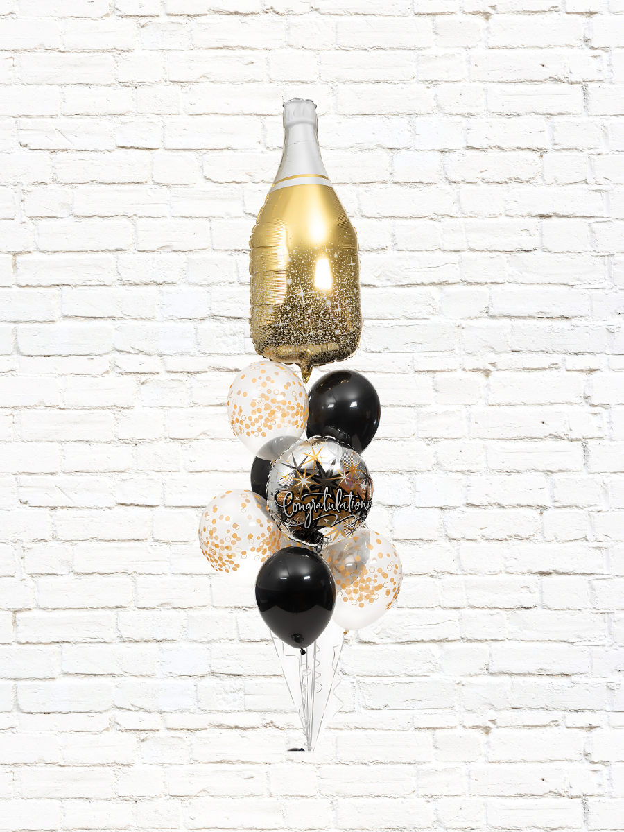 New Years Helium Bouquets