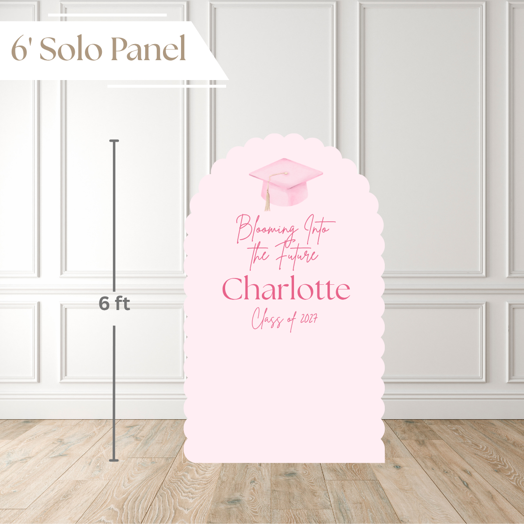 2027 Bloom Into Your Future Graduation |  Printed Backdrop