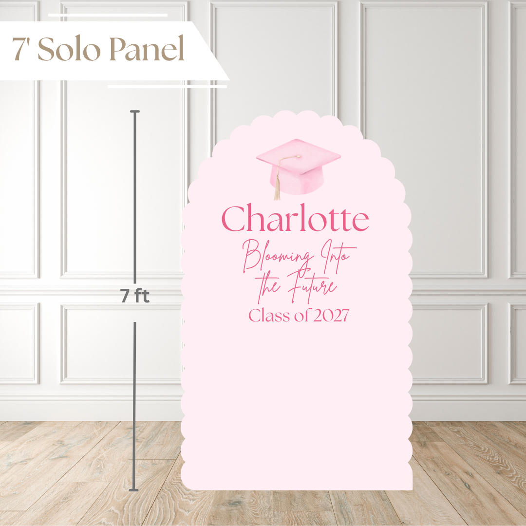 2027 Bloom Into Your Future Graduation |  Printed Backdrop