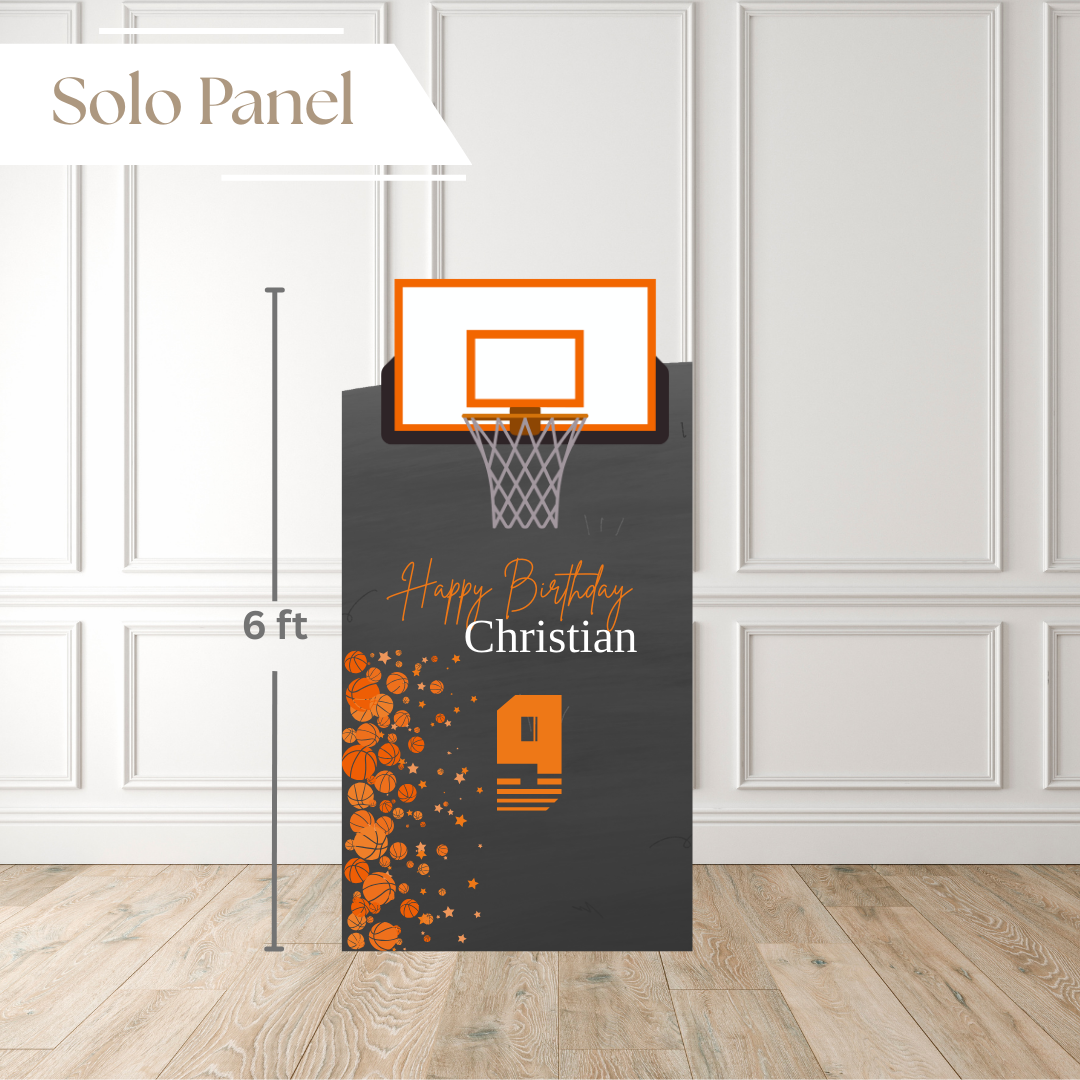Slam Dunk Birthday Printed Backdrop