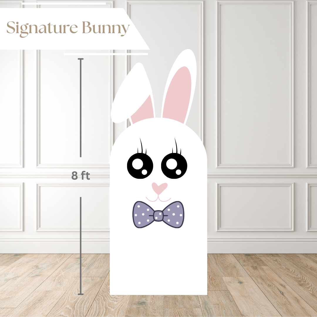 Hoppy Easter Bunny & Chick Printed Backdrop