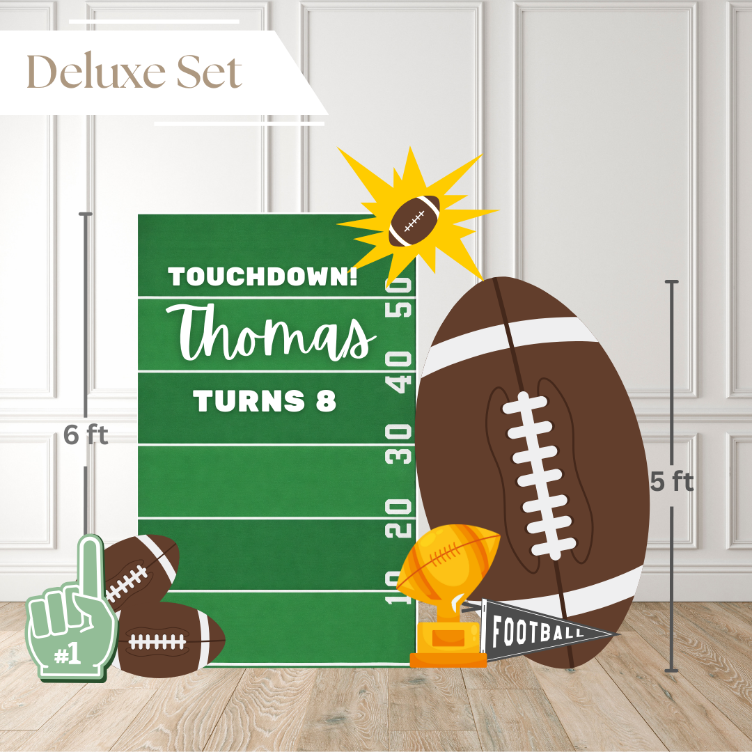 The Touchdown Bash Printed Backdrop