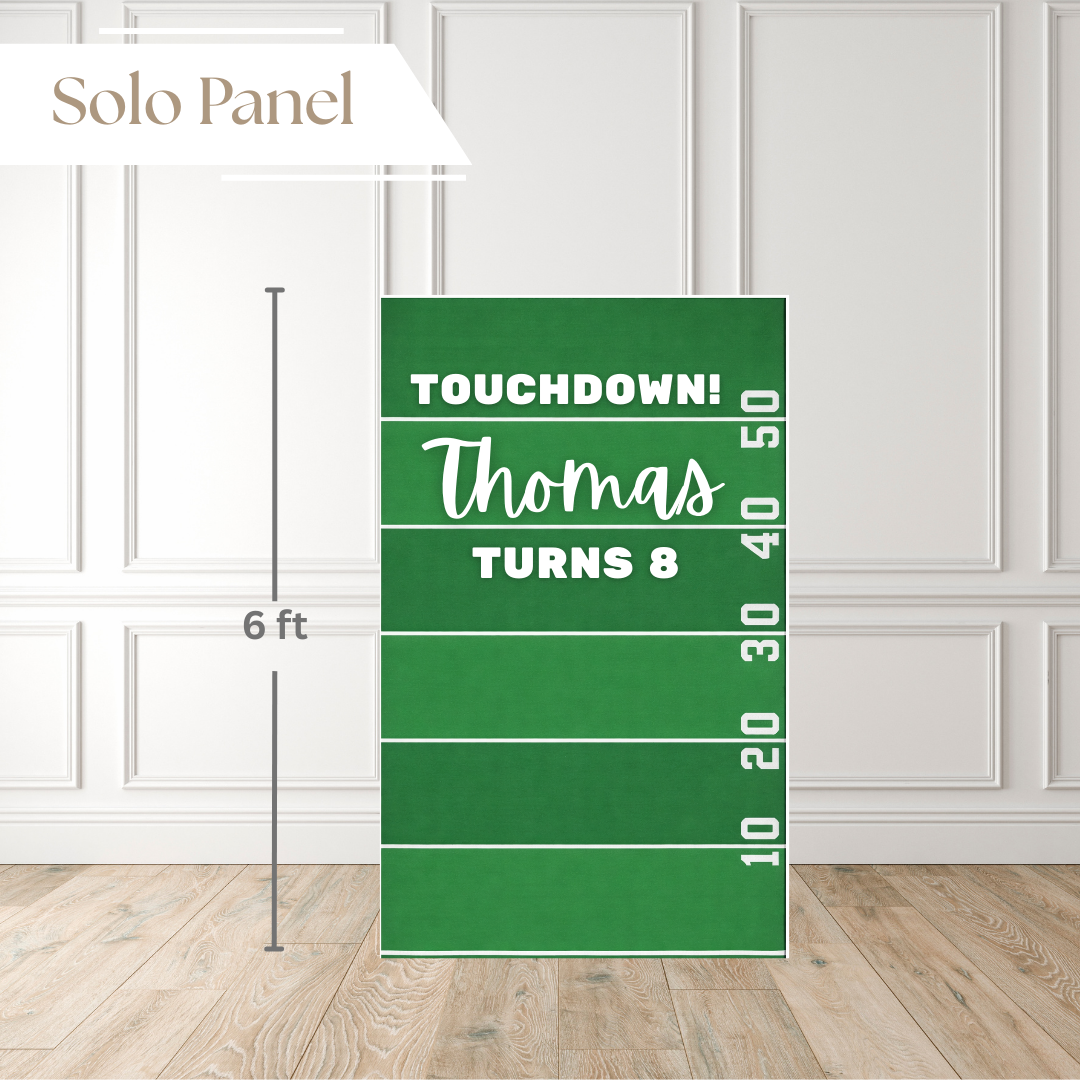 The Touchdown Bash Printed Backdrop