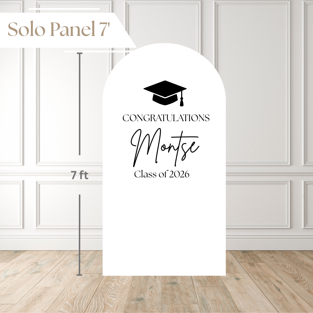 The Modern Graduate Printed Backdrop