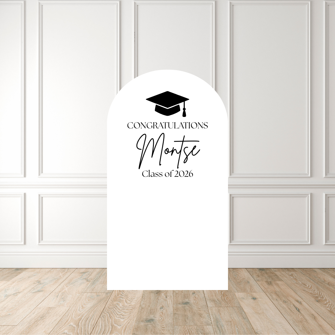 Graduation Backdrop Panels with Cutouts | Class of 2026 Party Decor ...