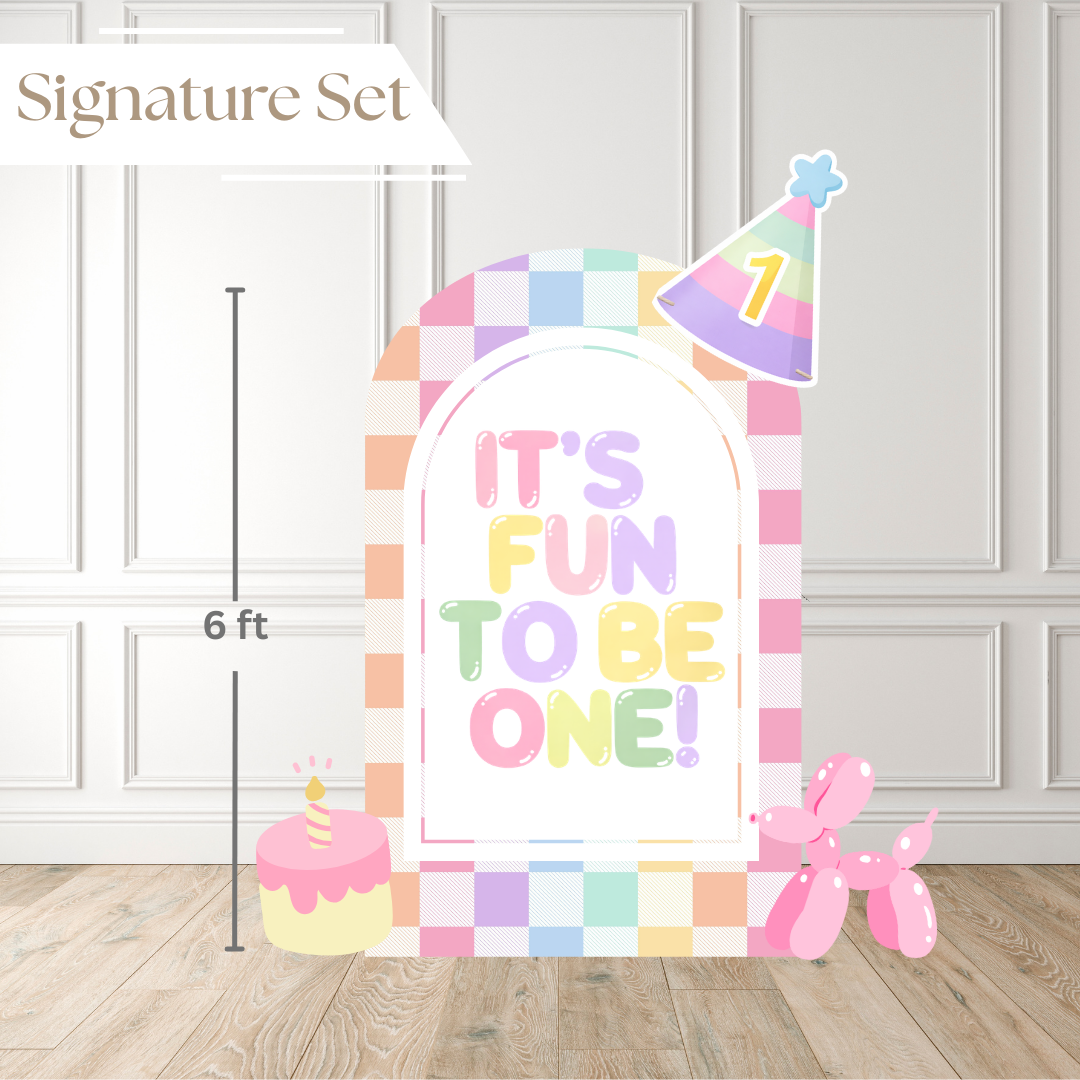 It’s Fun to Be One Printed Backdrop