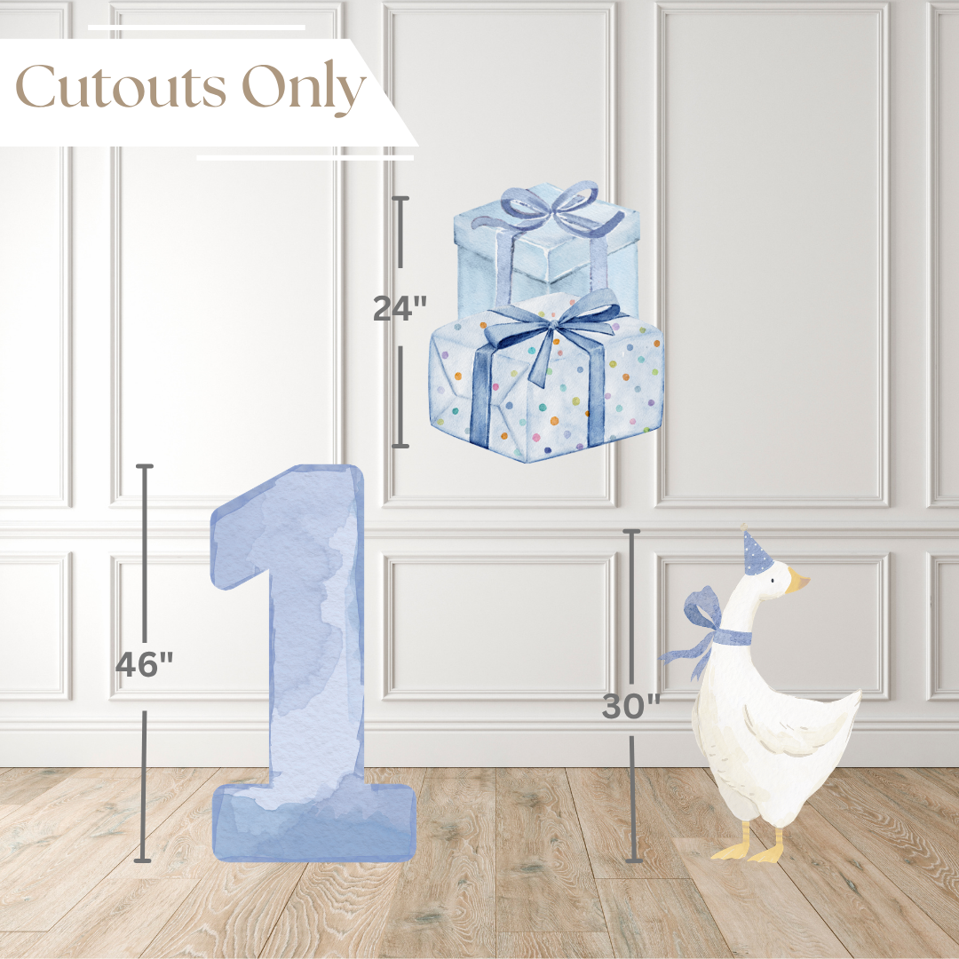 One Silly Goose Boy | Birthday Backdrop