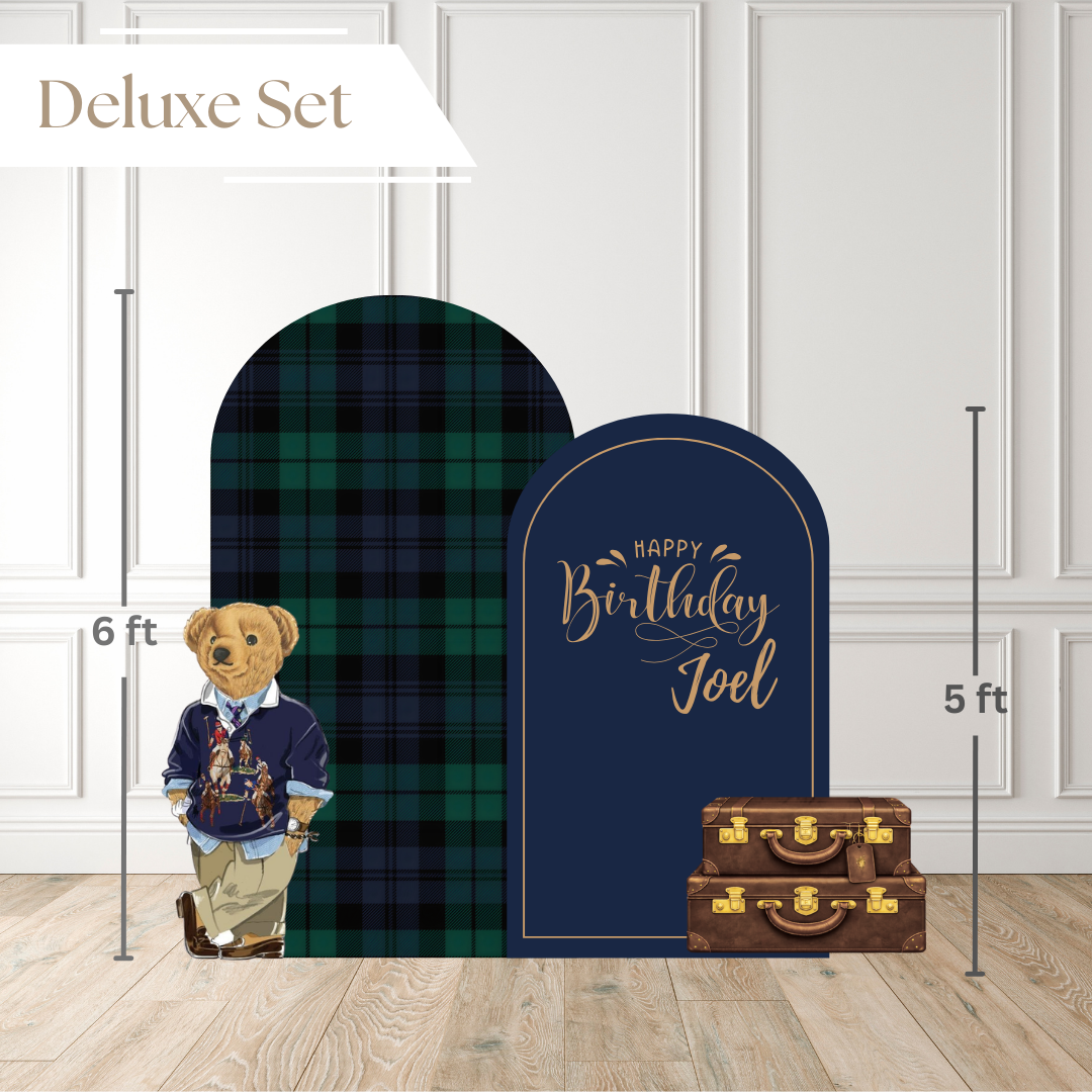 The Polo Bear Soirée Printed Backdrop