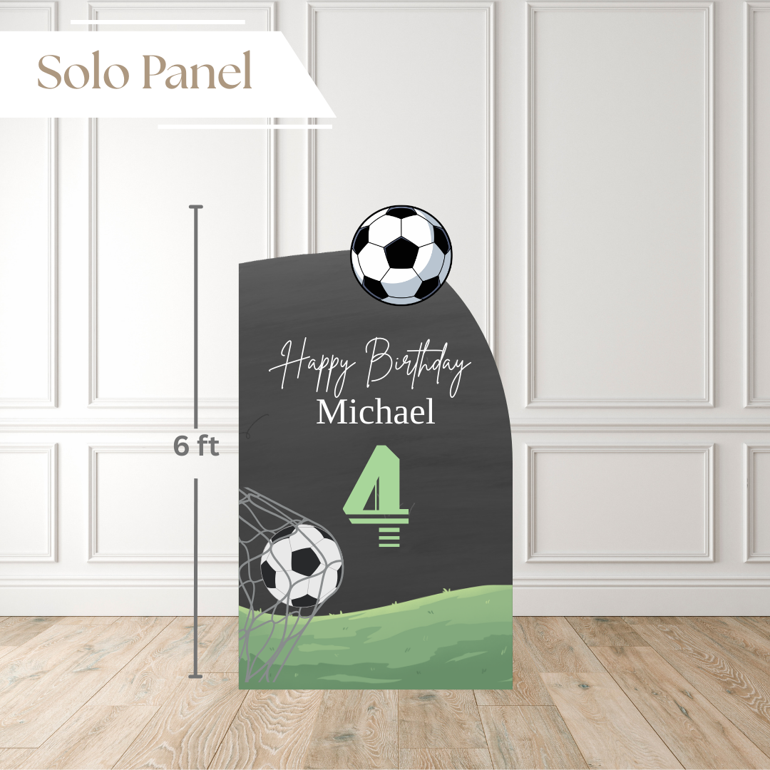 The Match Day Kickoff Printed Backdrop