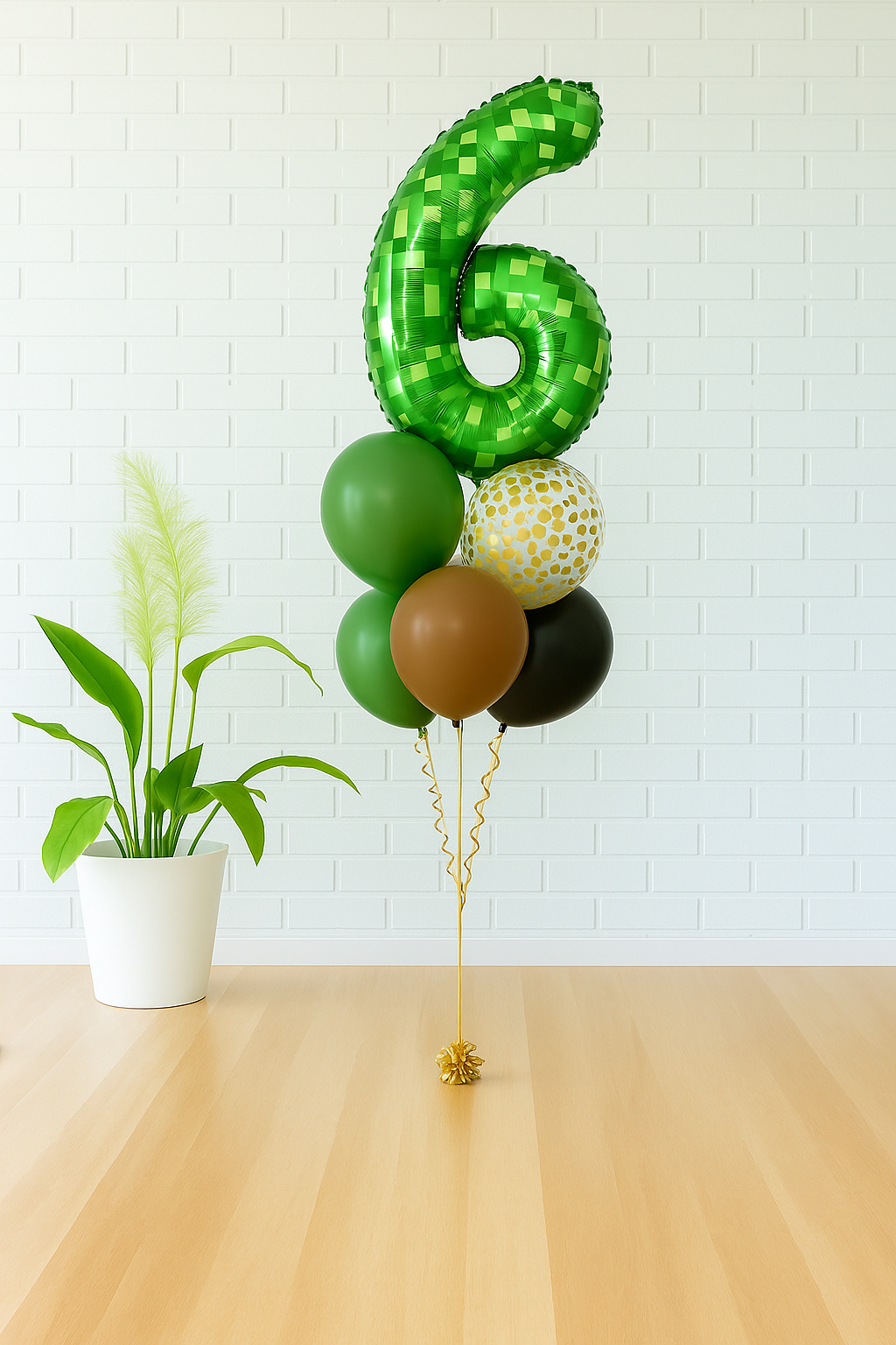 Minecraft Bulet Minecraft Number Balloon Bouquet | Gamer Birthday Balloons Evans ...